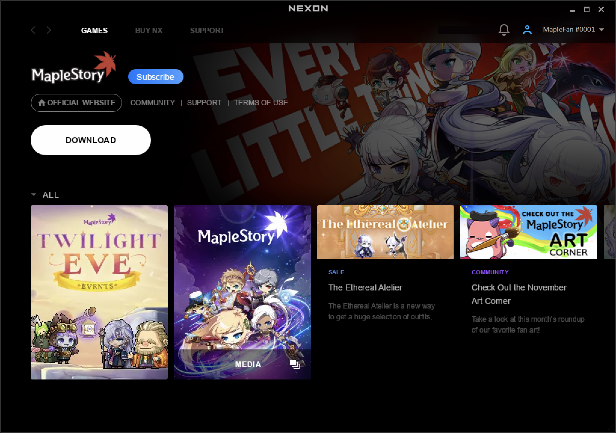 Nexon Launcher MapleStory Download.png